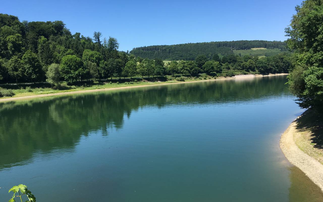 Der hintere Teil vom Hennesee von der Vormauer aus