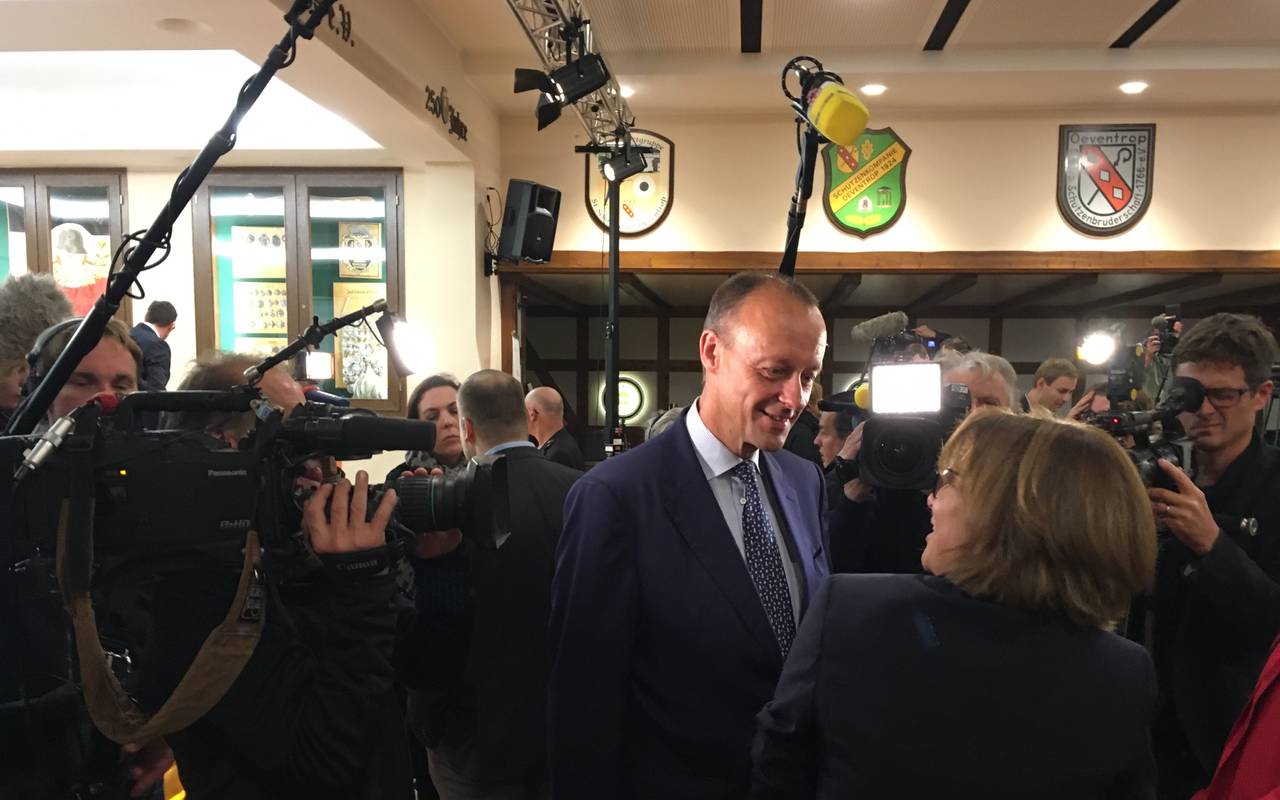 Merz beim CDU-Kreisparteitag in Oeventrop