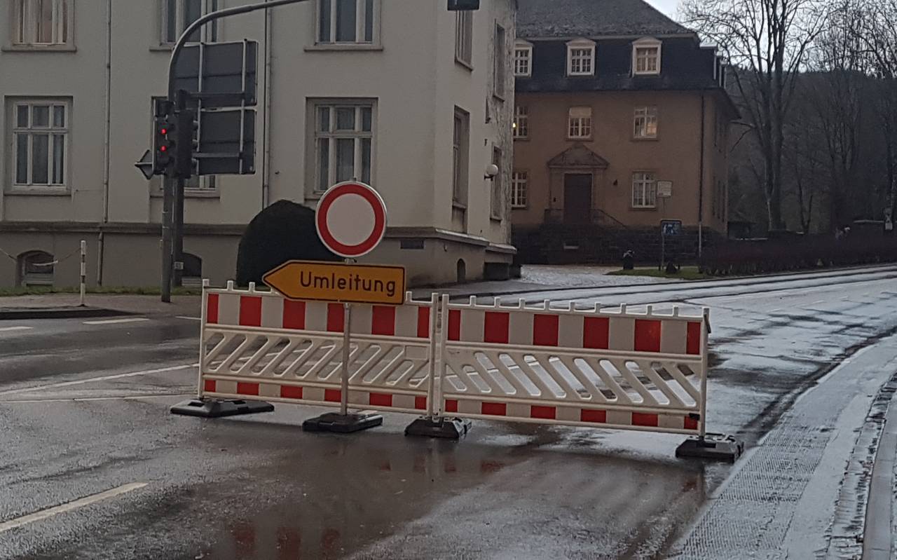 Straßensperrung
