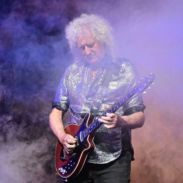 Queen Gitarrist Brian May bei Musical "We will rock you"