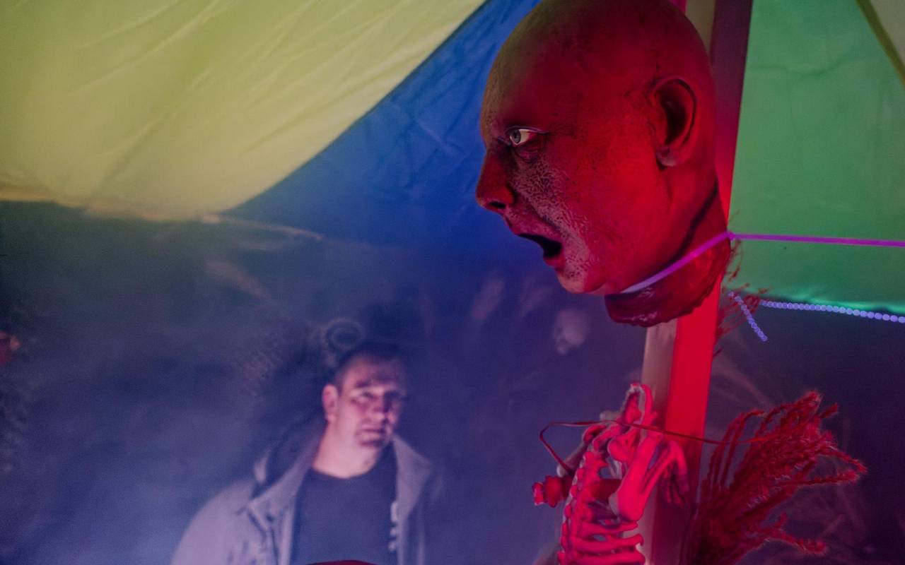 Besuch in Horror-Haus in Duisburg bei Halloween-Fan Sven Wagner