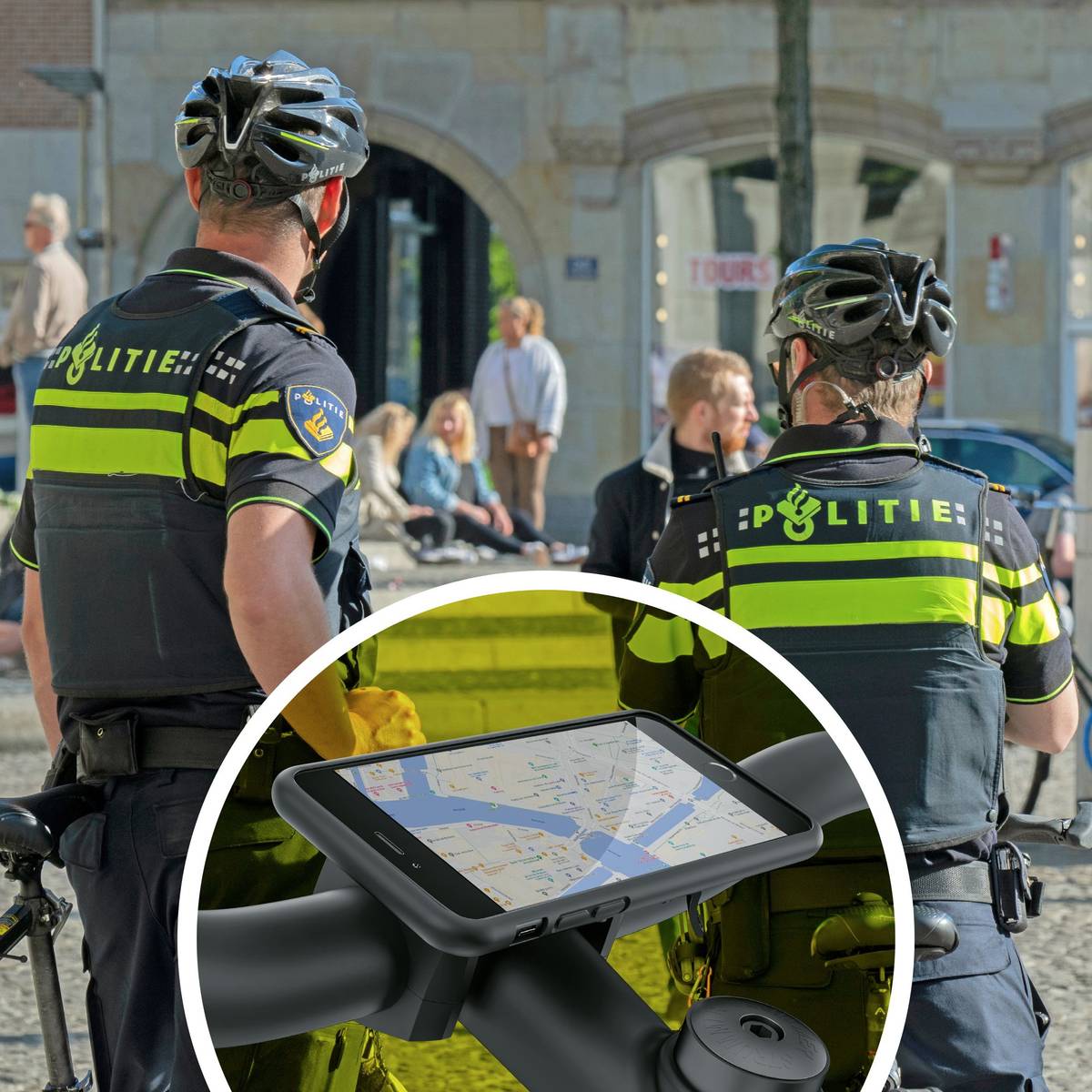 Zubehör für PolizeiFahrräder aus dem Sauerland Radio