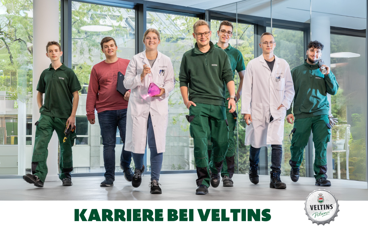 Auszubildende bei Veltins