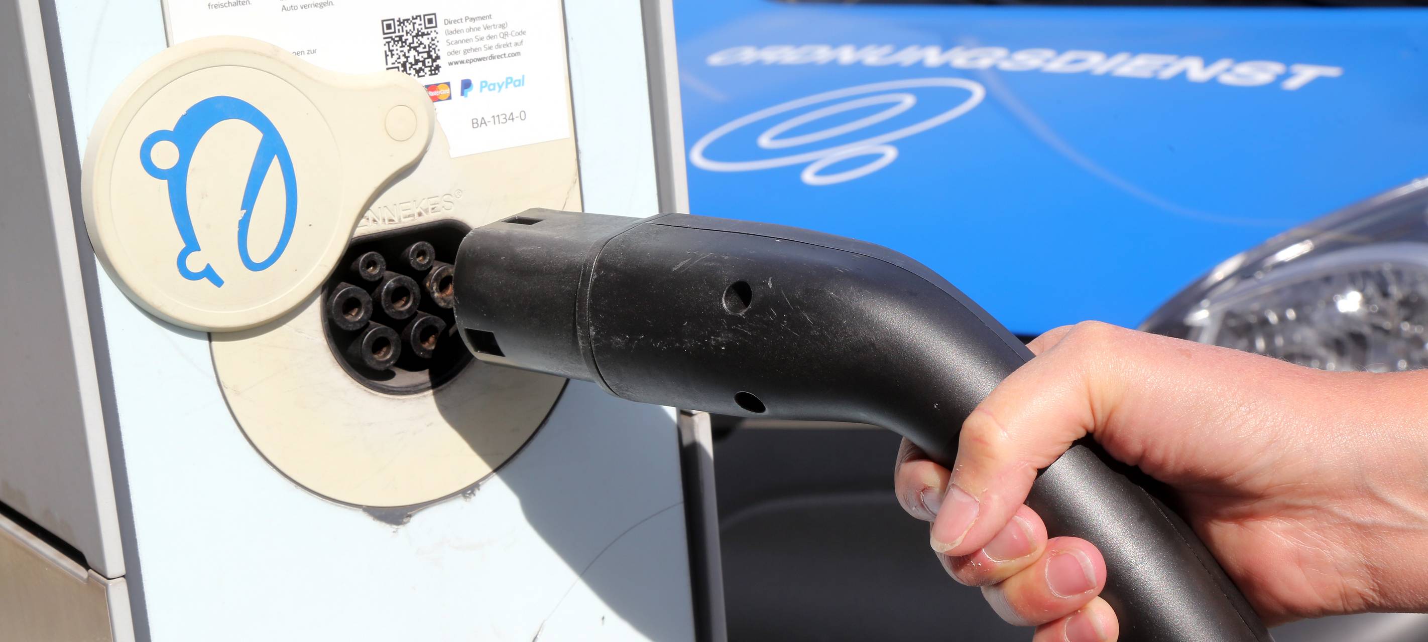 Tanksäule für E-Autos