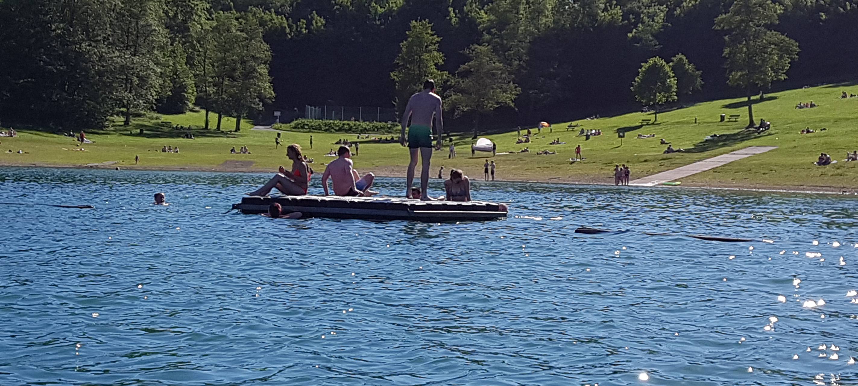 Badebucht am Hennesee
