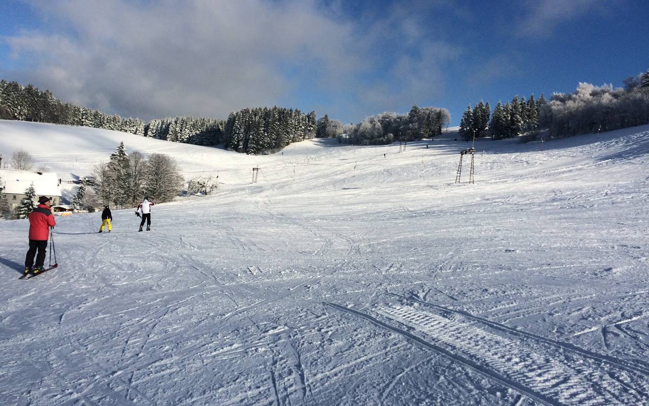 Im Skigebiet Wilde Wiese bei Sundern gibt's nur Naturschnee.