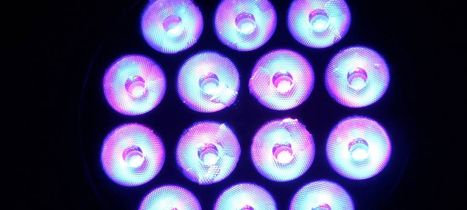 LED-Leuchten an der Decke