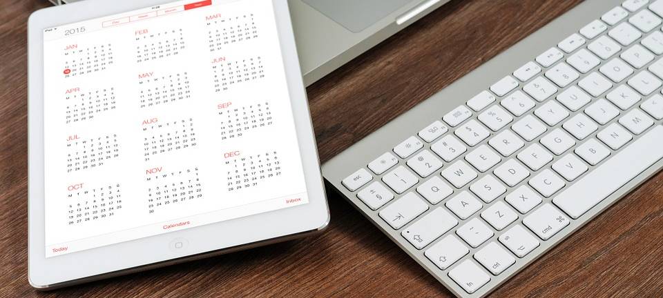 tablett, Büro, Computer