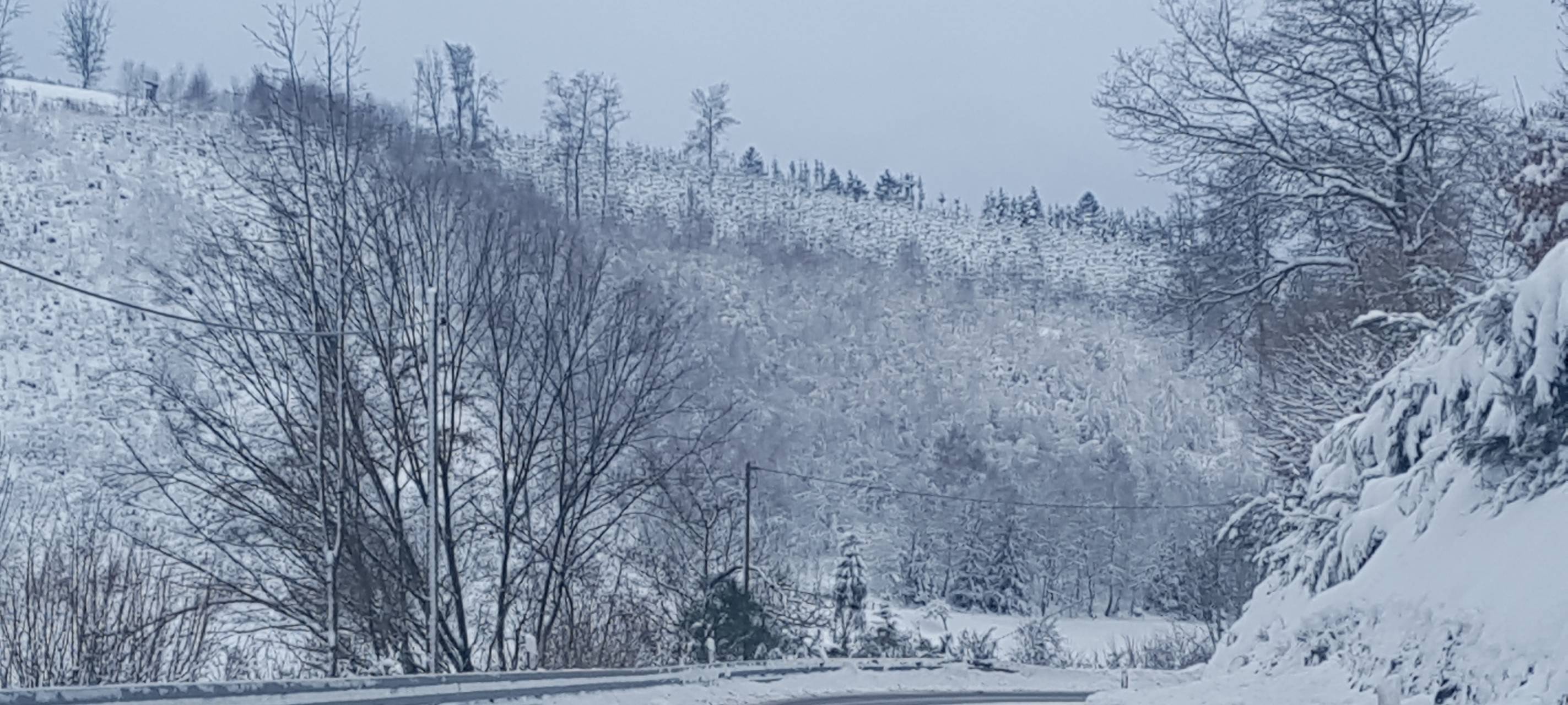 Glatte Straßen im Sauerland