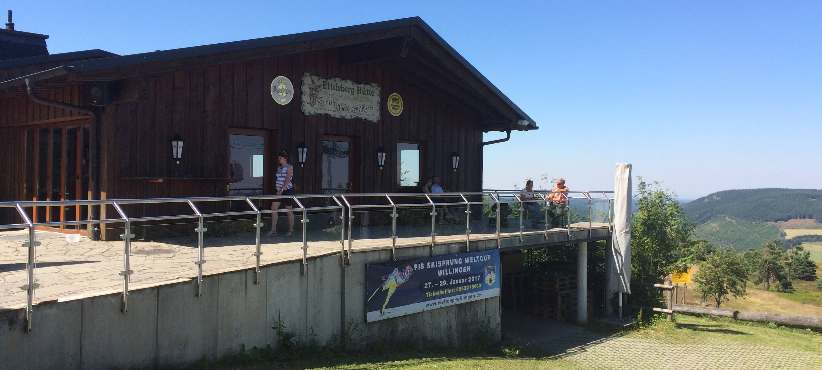 Siggis Hütte liegt auf dem Ettelsberg hoch über Willingen.