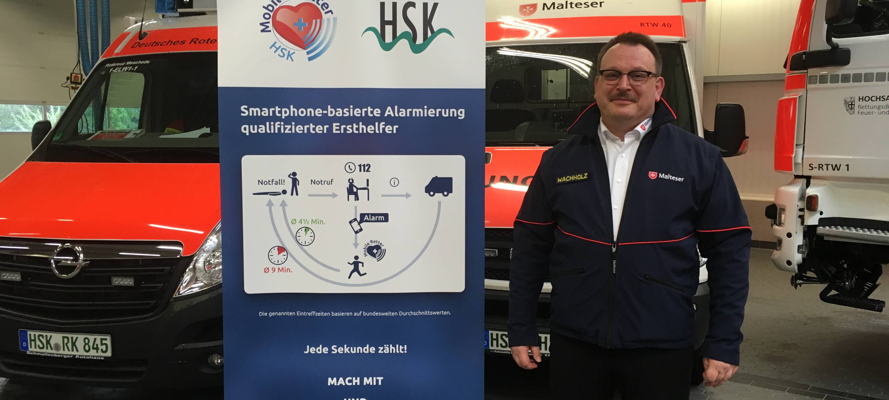 Mobile Retter werden ausgebildet