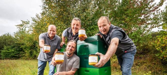 Bienenvölker bei burgbad