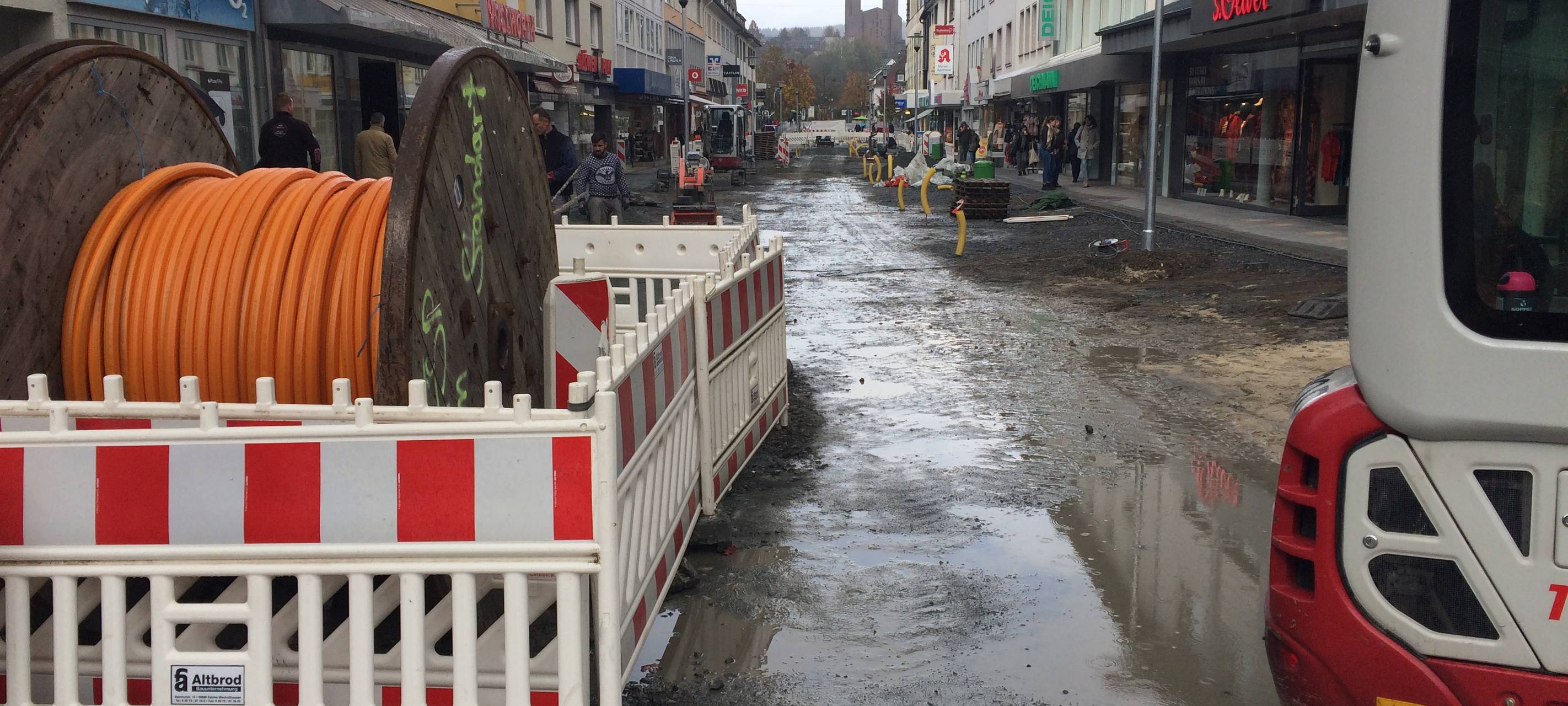 Bauarbeiten gehen voran