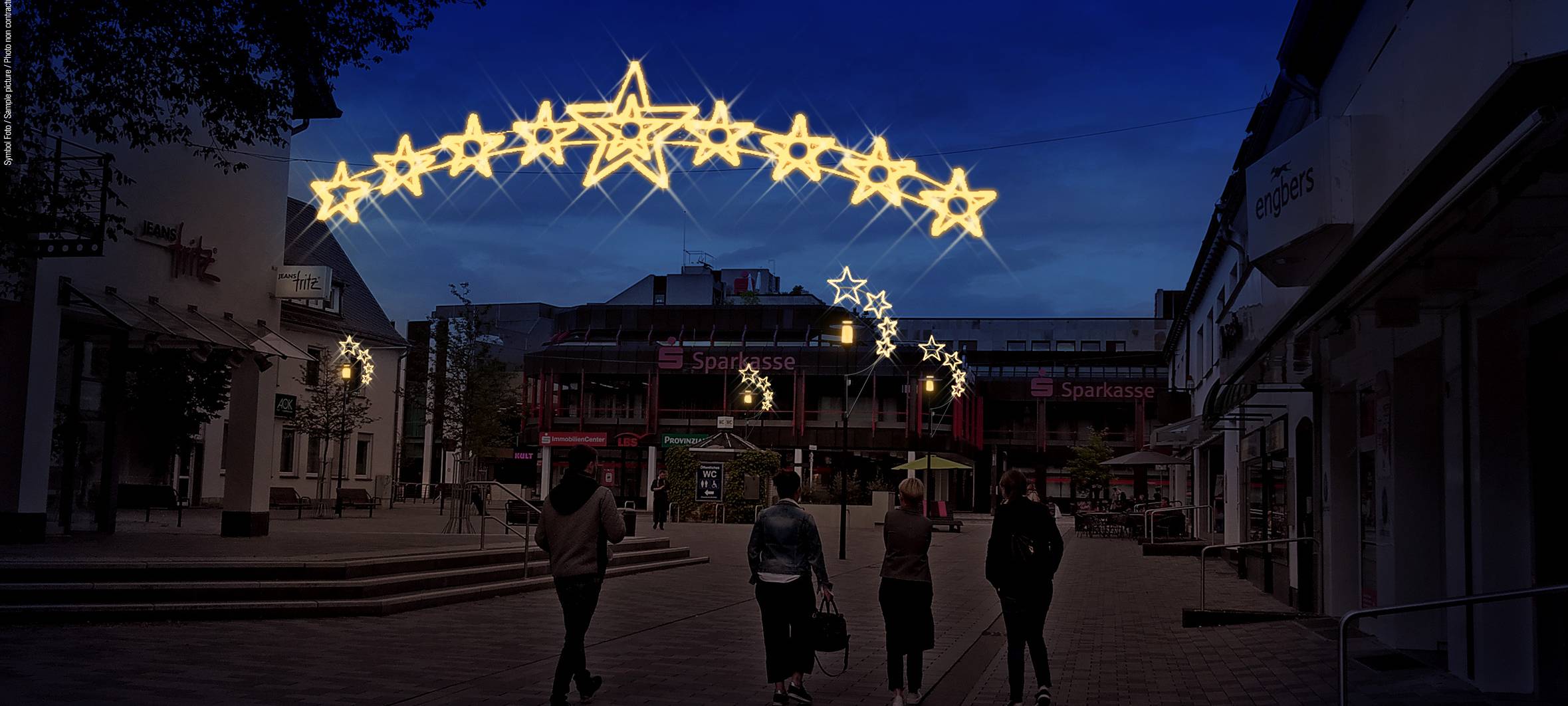 Innenstädte sind wieder weihnachtlich geschmückt