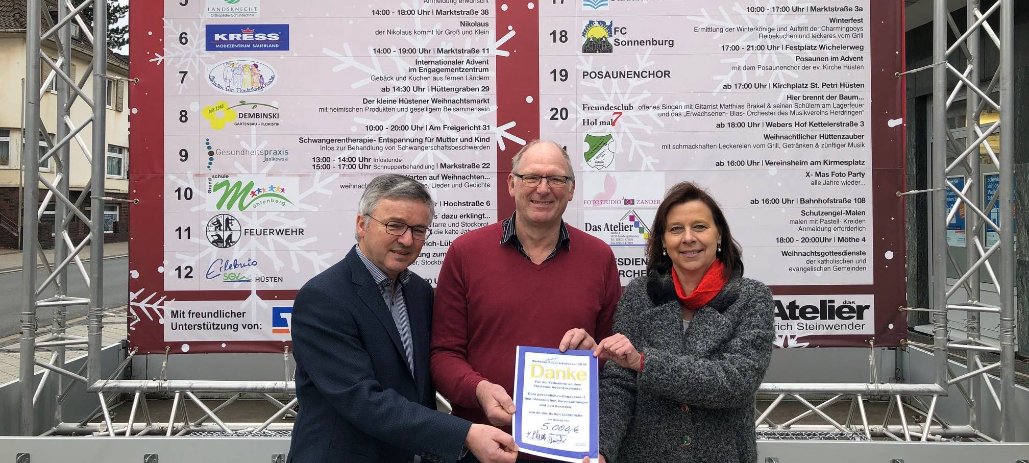 Rekordsumme in Hüsten