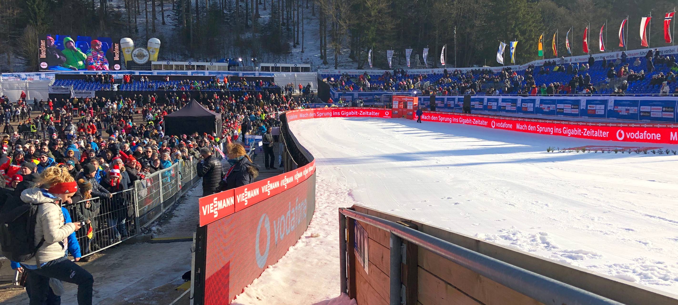 Skispringen gestartet