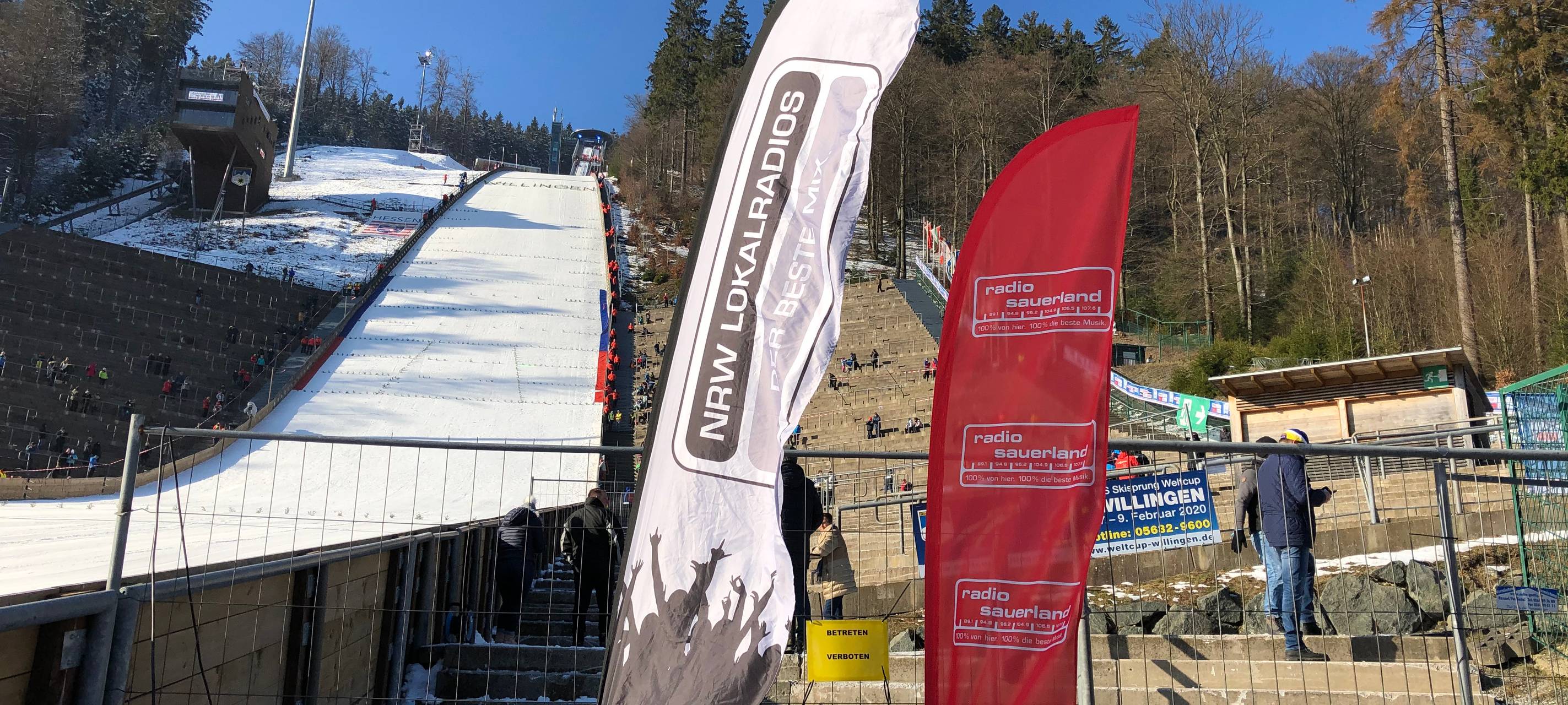 Skispringen gestartet