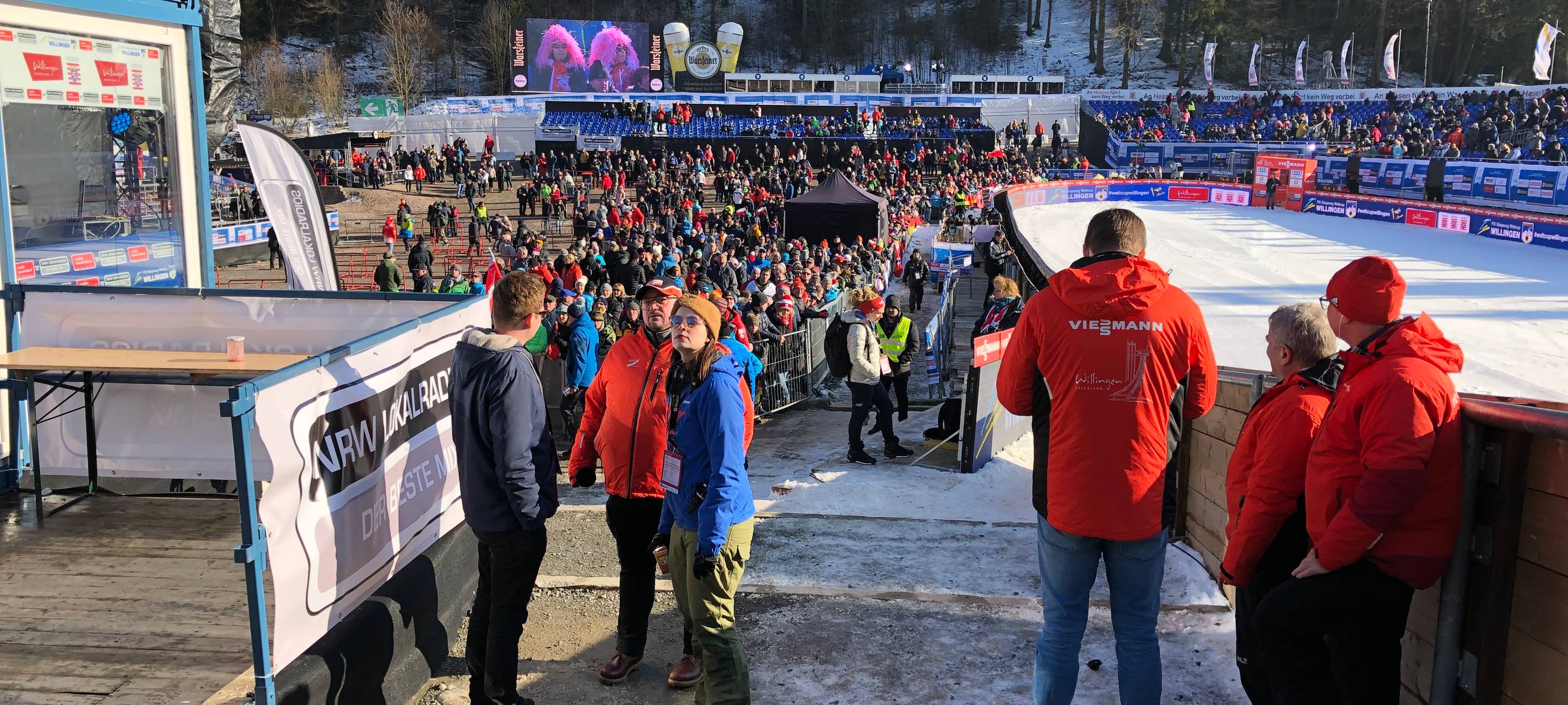 Skispringen gestartet
