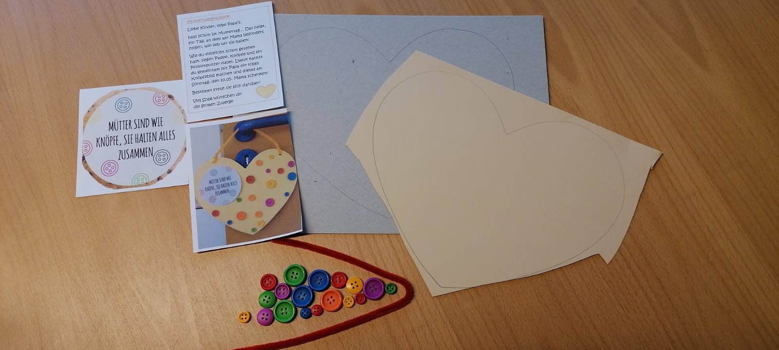 Bastelaktion für Kinder zum Muttertag