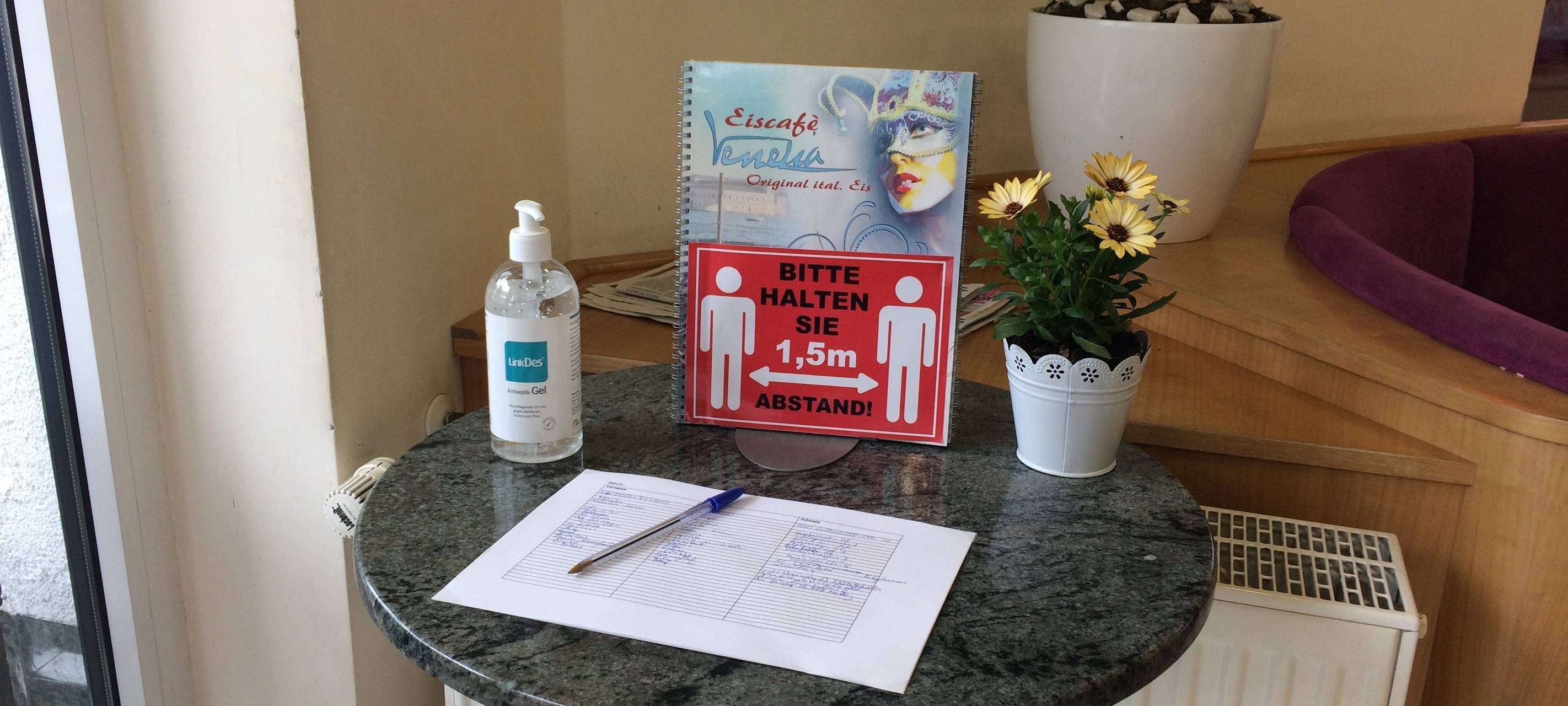 Restaurant, Corona, Schutzbestimmung, Abstand, Eisdiele, Diemelsee, Muffert,