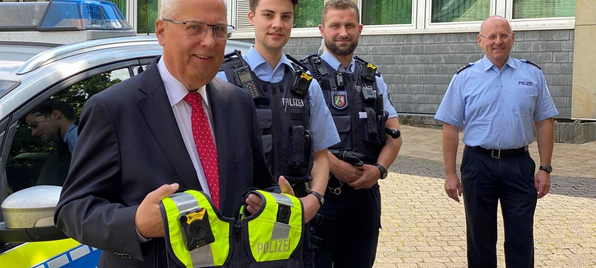 Polizei im Sauerland hat jetzt Bodycams