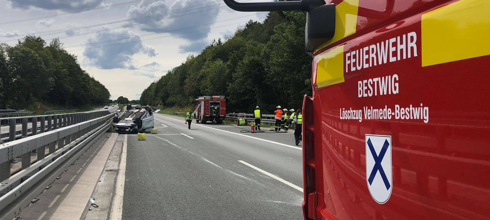 Unfall A46 bei Bestwig