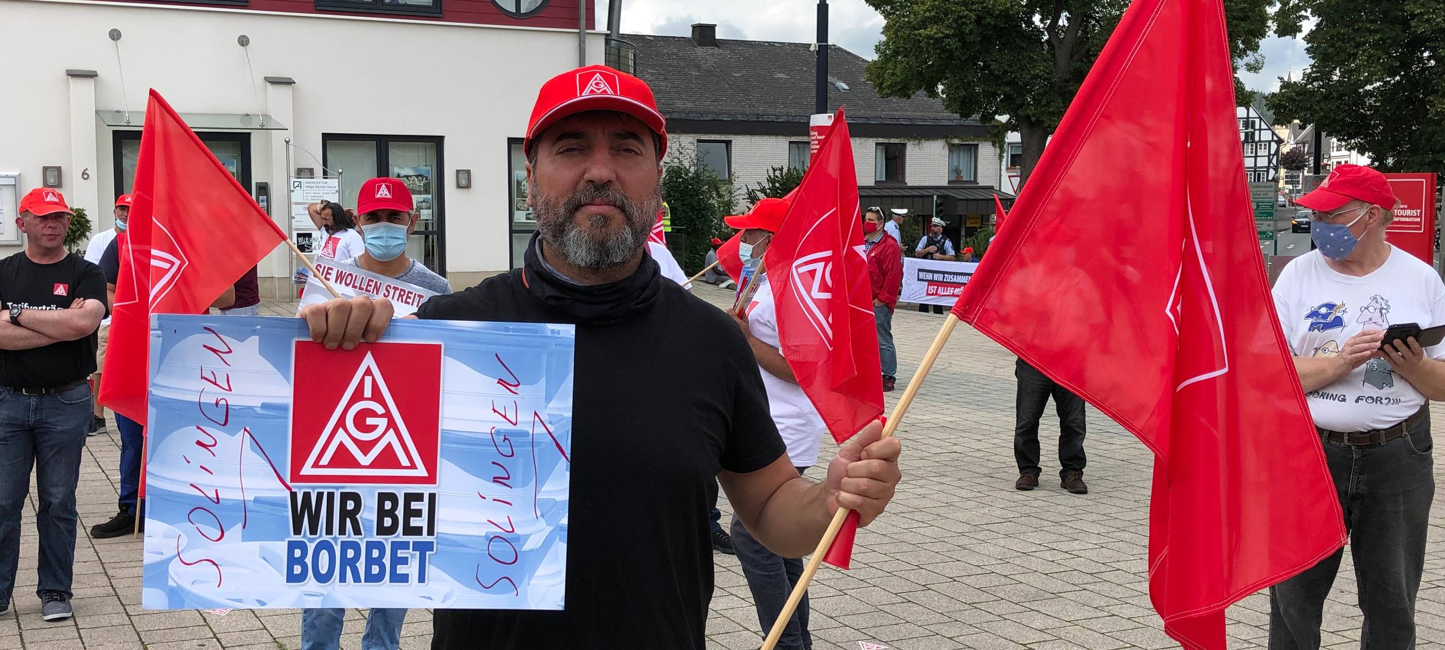 IG Metall, Borbet, Demo, Demonstration