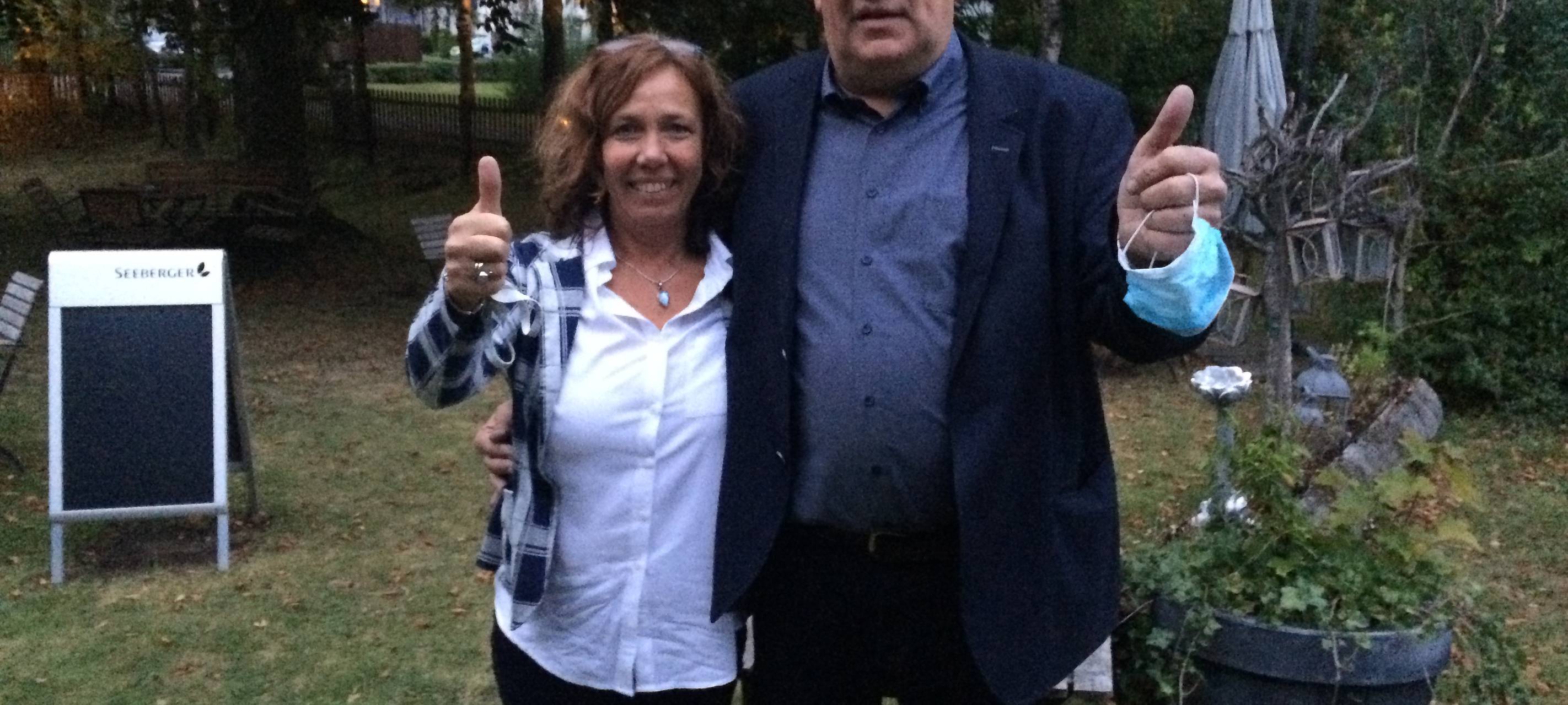 Bürgermeister Willeke mit Frau Lilli