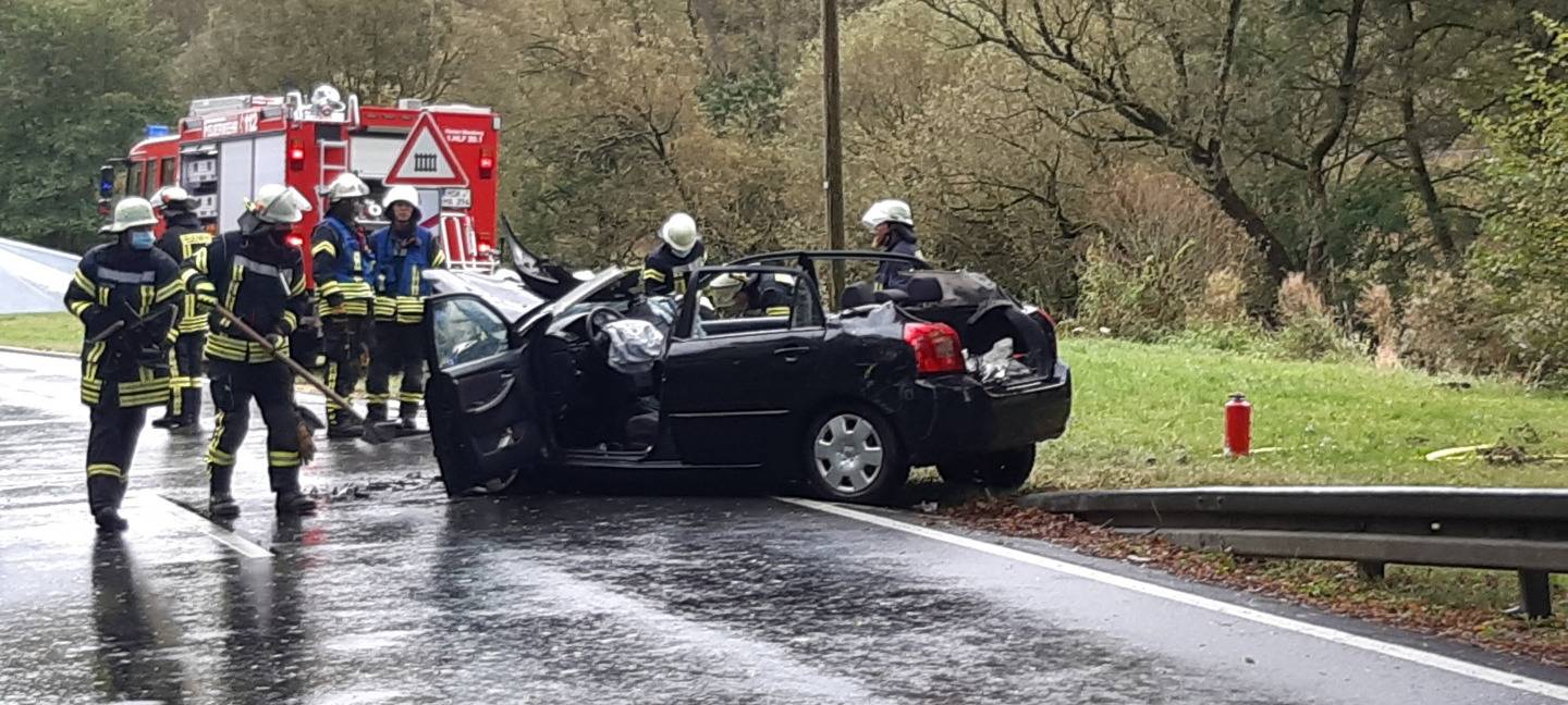 Schwerer Verkehrsunfall in Marsberg