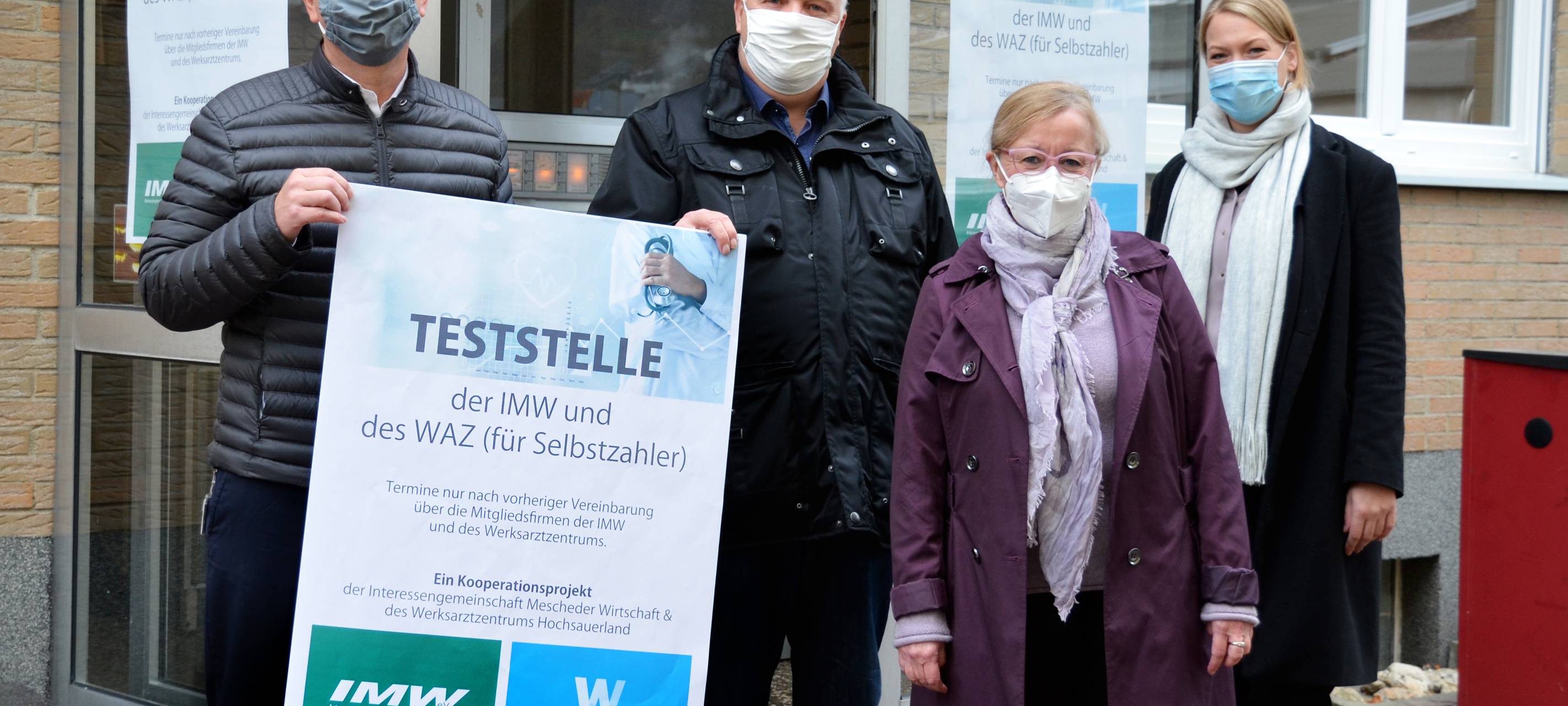 Neues Corona-Testzentrum in Meschede