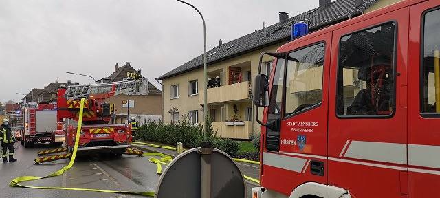 Zimmerbrand in Hüsten