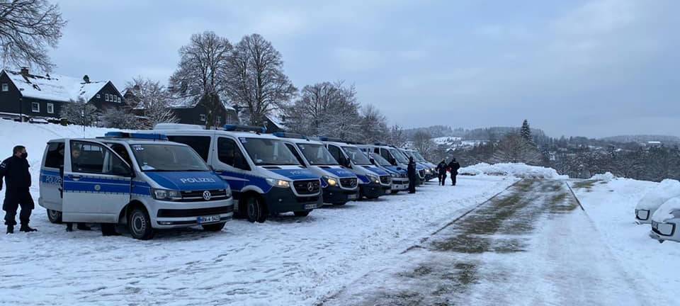 Großeinsatz zur Einhaltung der Corona-Regeln