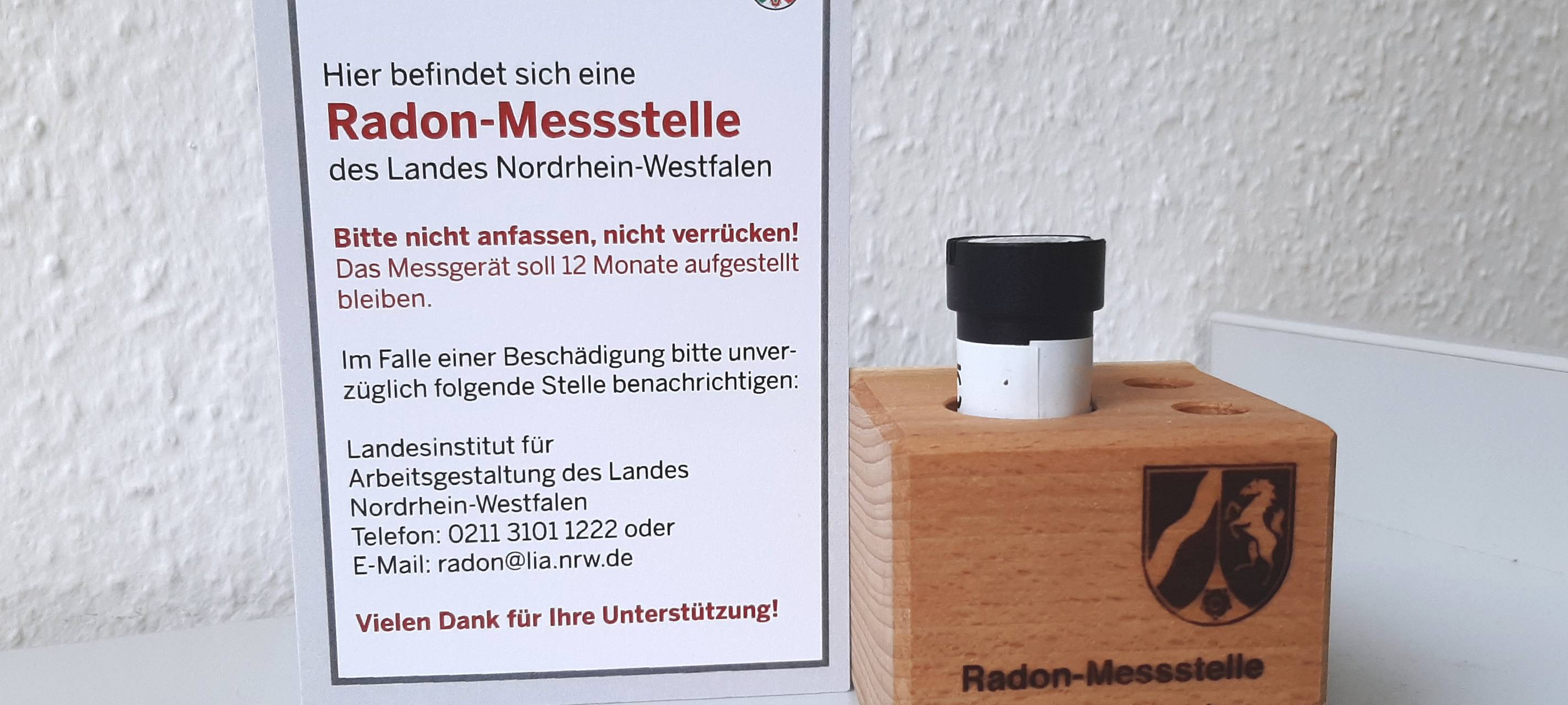 Arnsberg: Radon-Messgeräte für städt. Schulen und Kitas