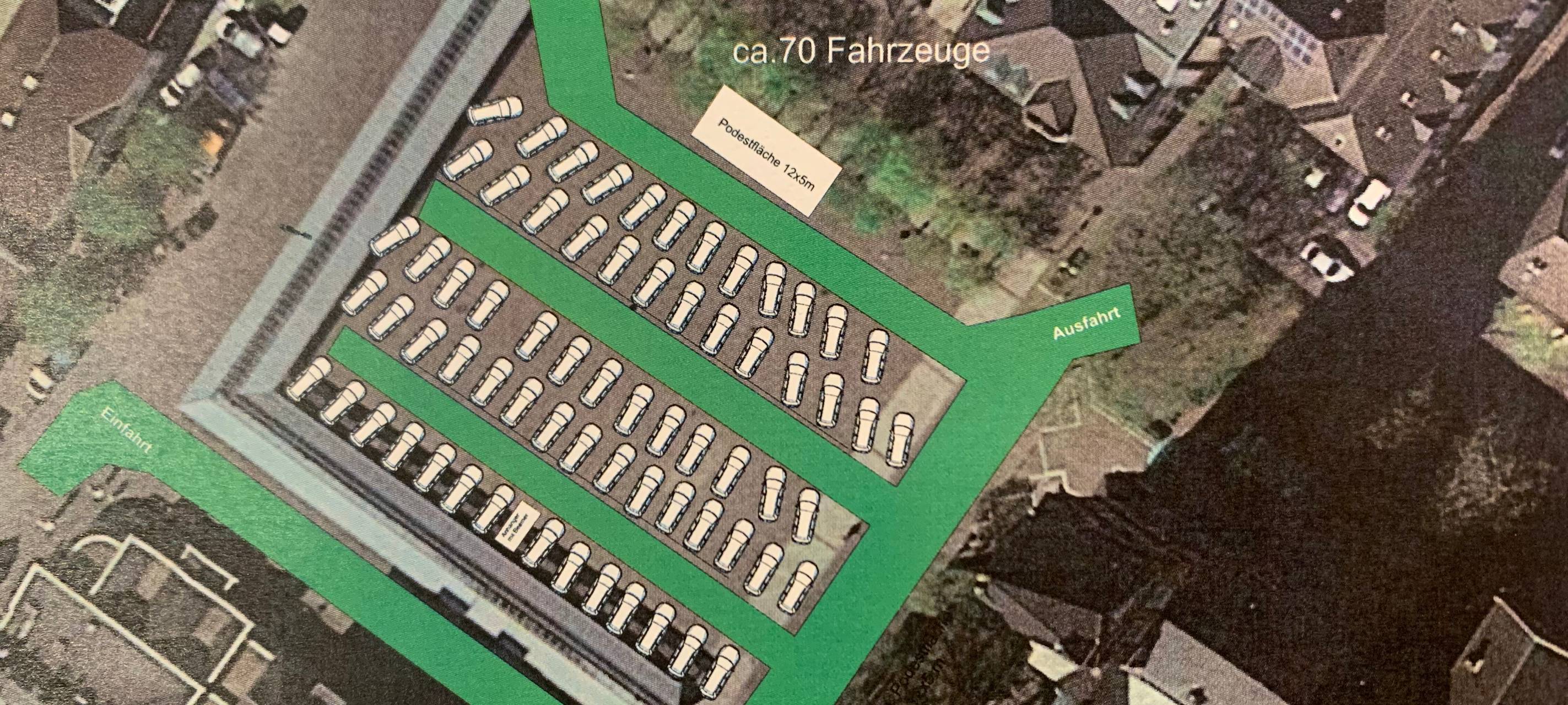 Autokino mitten auf dem Neheimer Marktplatz