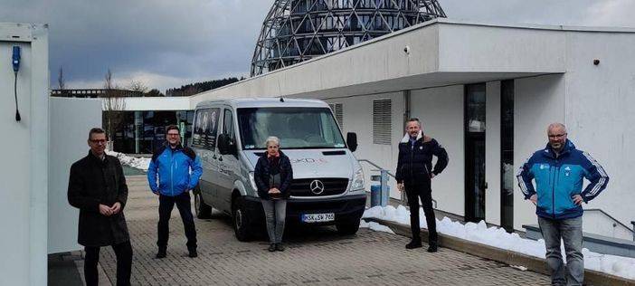 Corona-Testzentrum in Winterberg