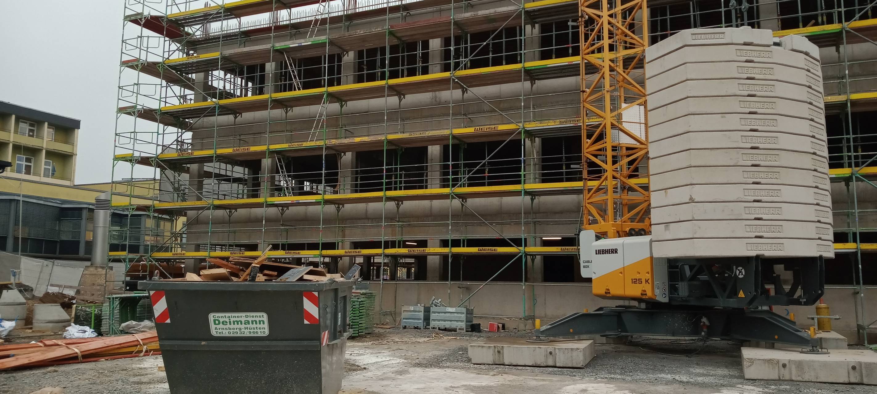 Hüsten: Bau des neuen Notfall-und Intensivzentrums im Zeitplan