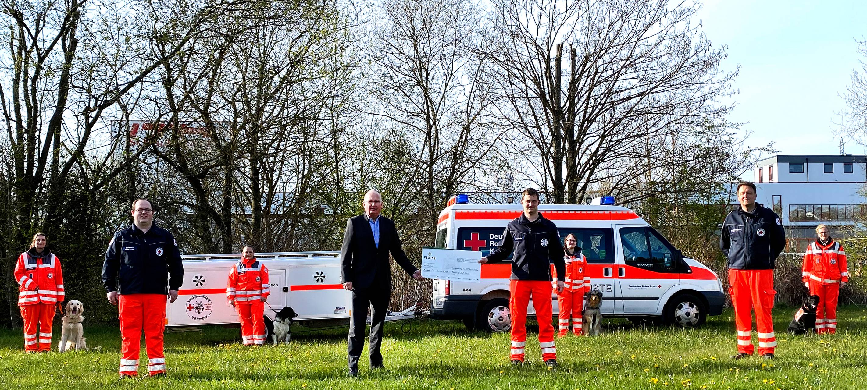 Unterstützung für Mescheder Rettungshundestaffel