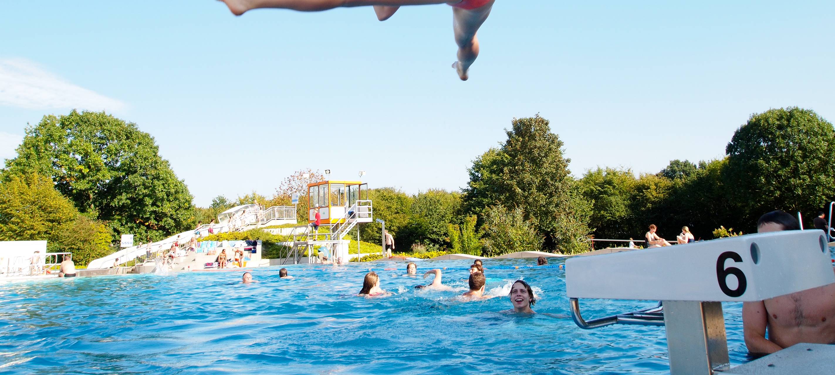 Volle Freibäder bei uns bei Werten bis 39 Grad