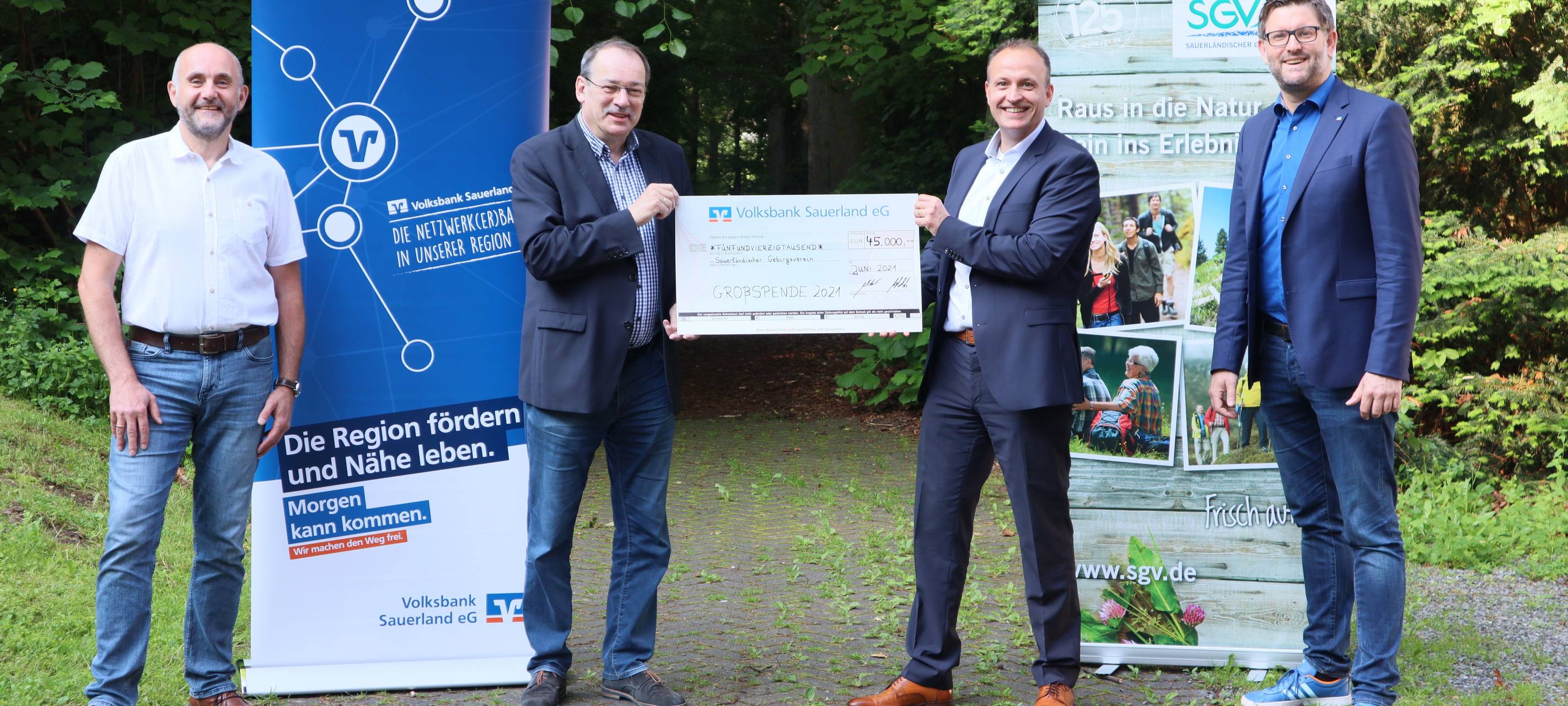 Volksbank Sauerland will SGV unterstützen