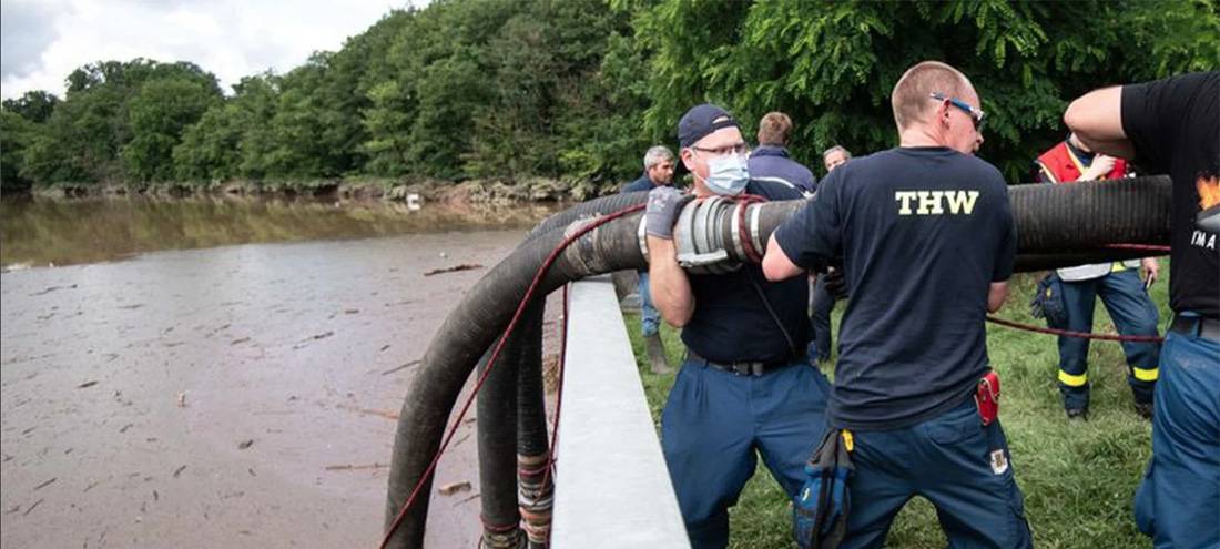 Dank an Katastrophenhelfer aus dem Sauerland