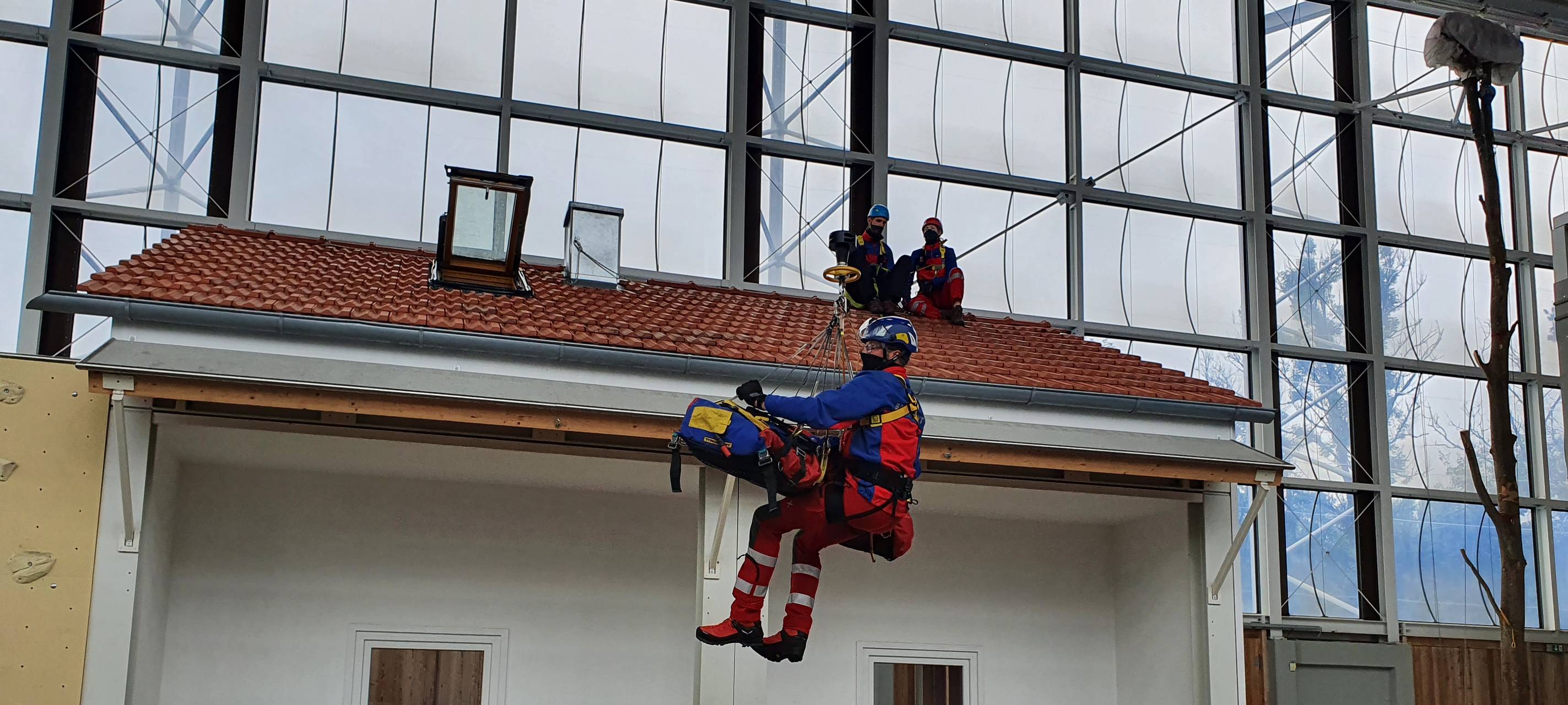 Winterberger Luftretter trainieren in Bayern
