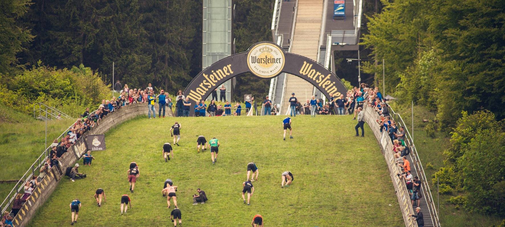 Willingen: Mühlenkopfkraxler an der Schanze