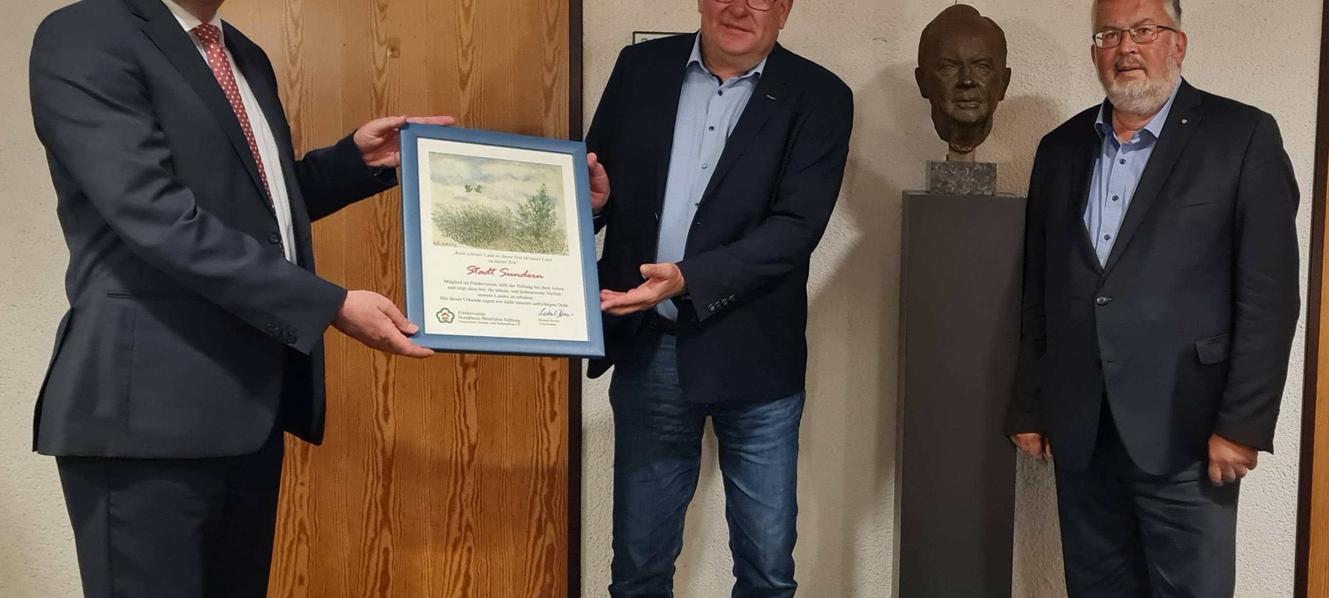 Sundern ist jetzt auch im Förderverein NRW-Stiftung