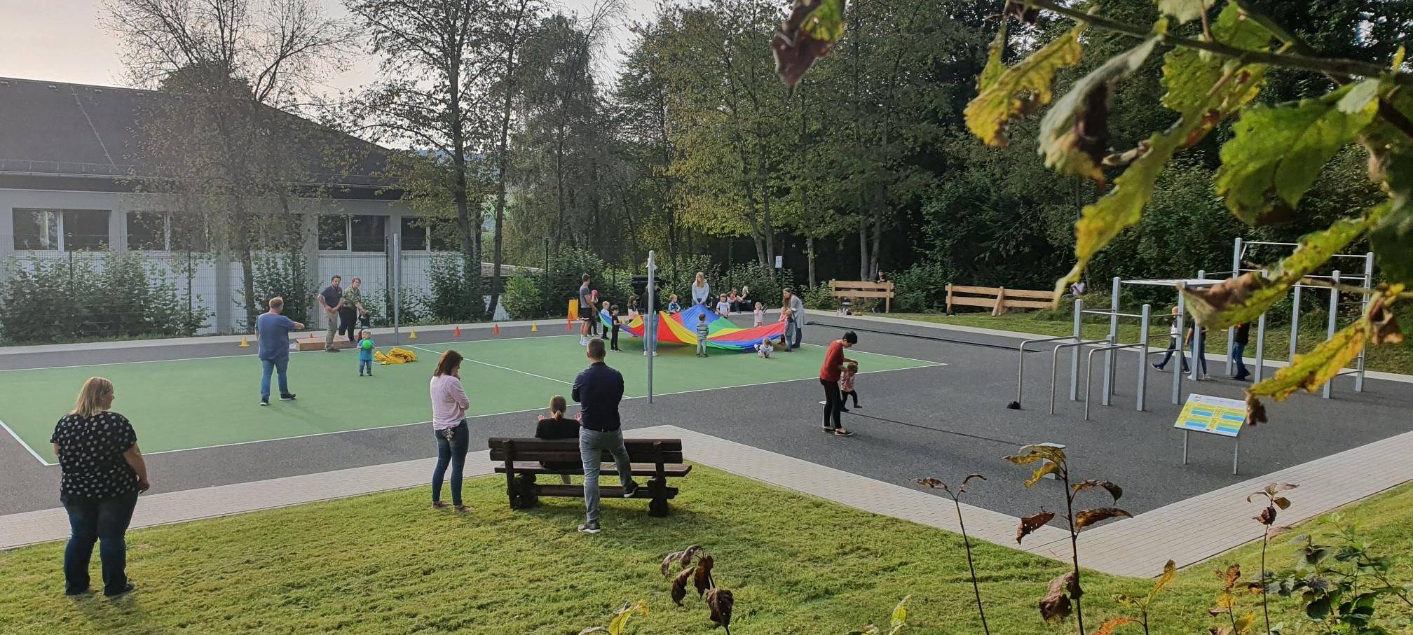 "Offene Waldturnhalle" in Bestwig-Ostwig