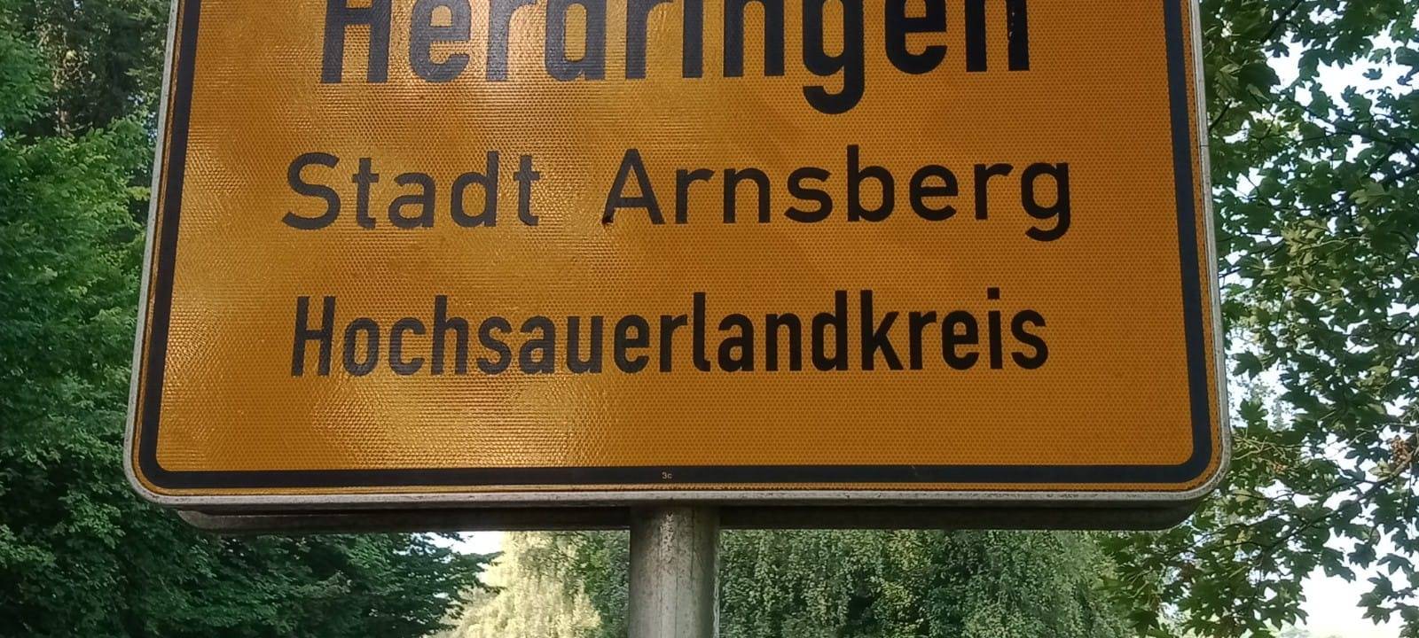 Bauarbeiten in Arnsberg-Herdringen