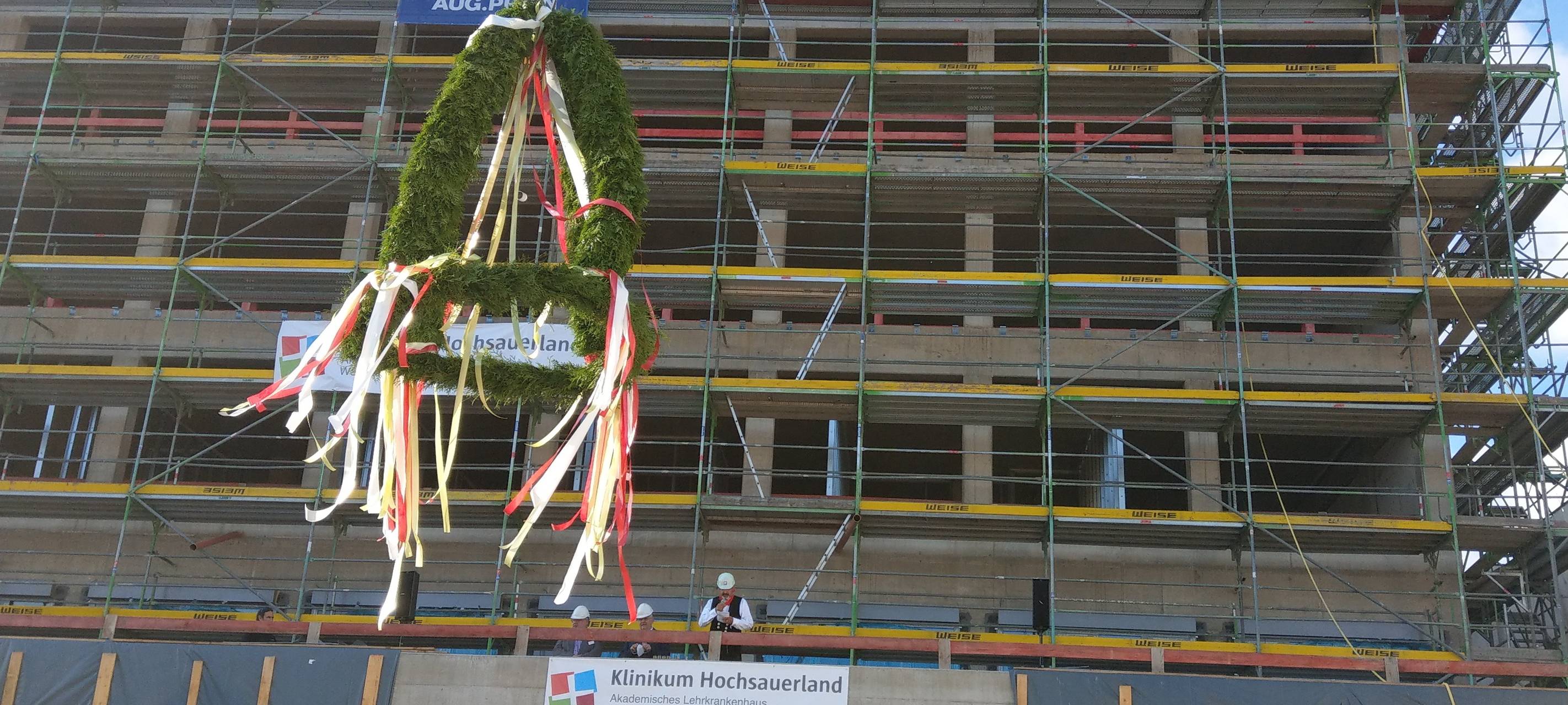Richtfest am Klinikum Hochsauerland