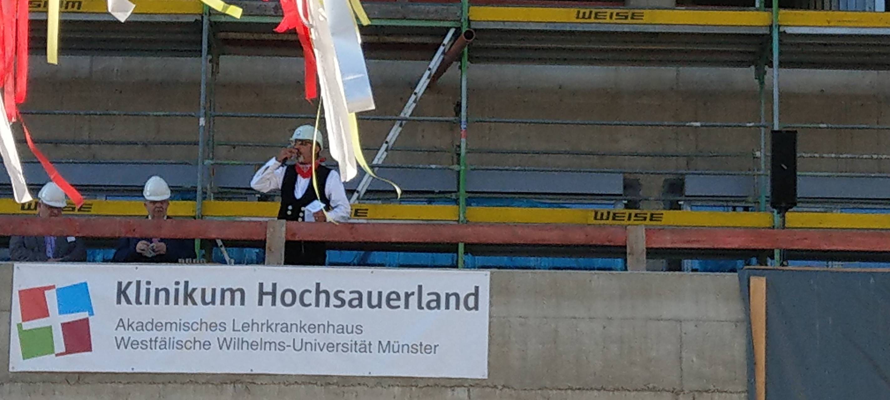 Richtfest am Klinikum Hochsauerland