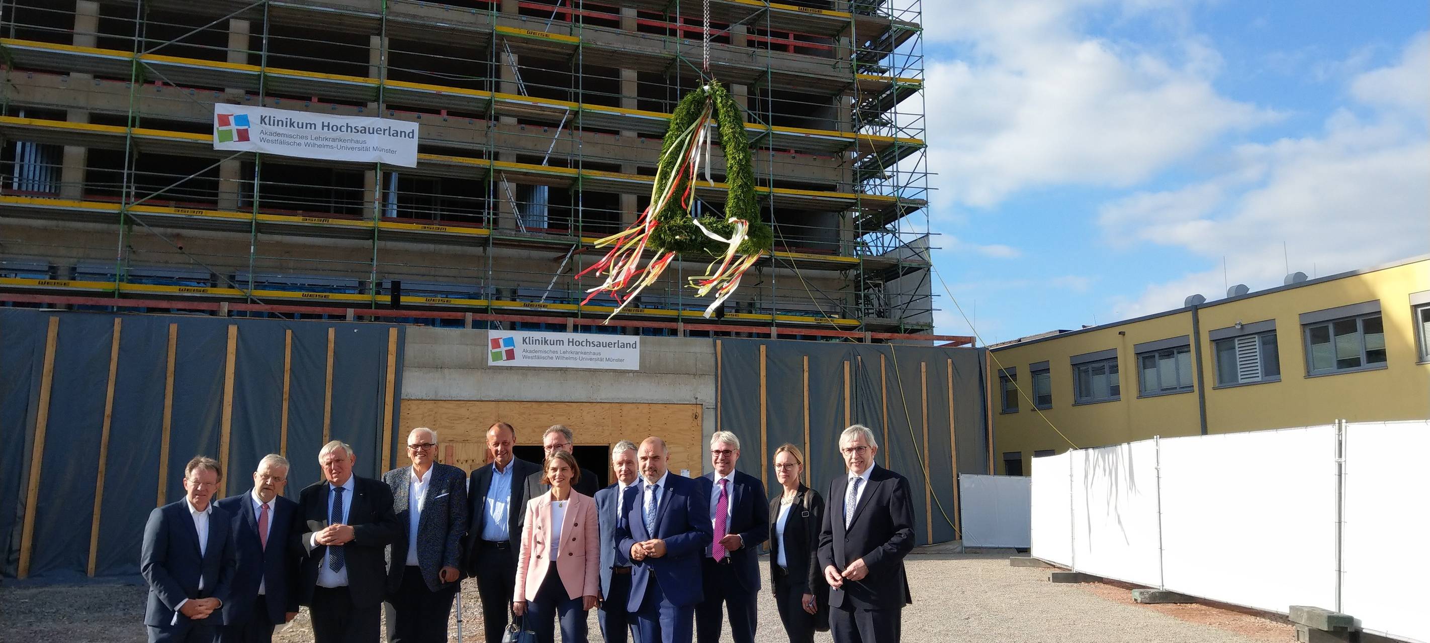 Richtfest am Klinikum Hochsauerland