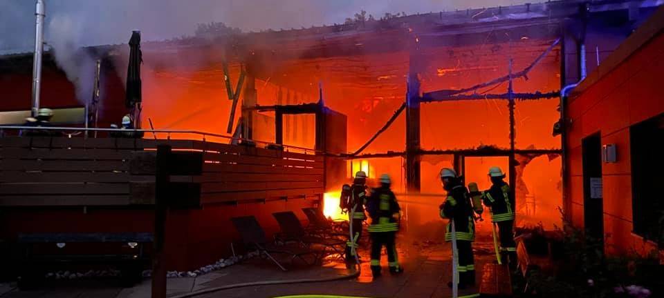 Saunabereich vom Aqua Olsberg ausgebrannt