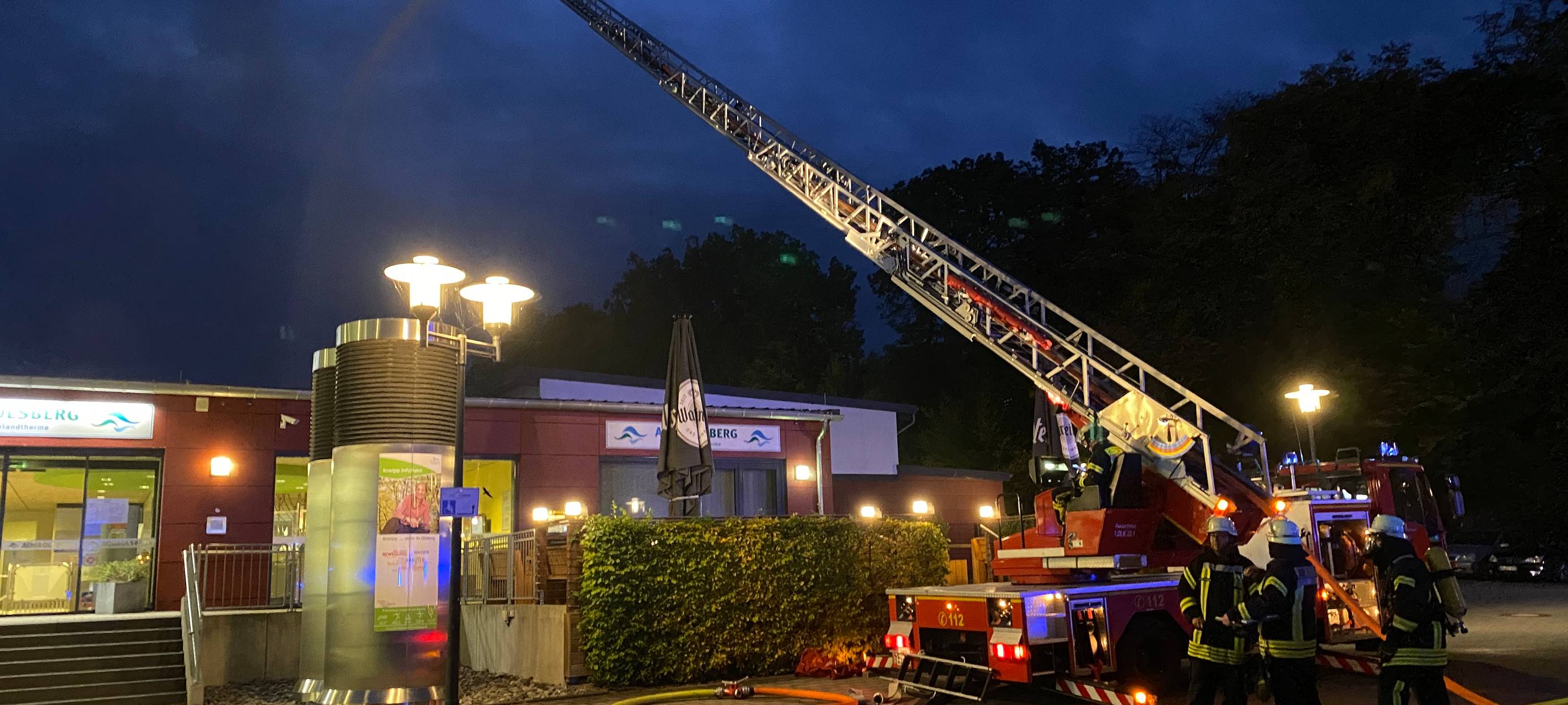 Saunabereich vom Aqua Olsberg ausgebrannt